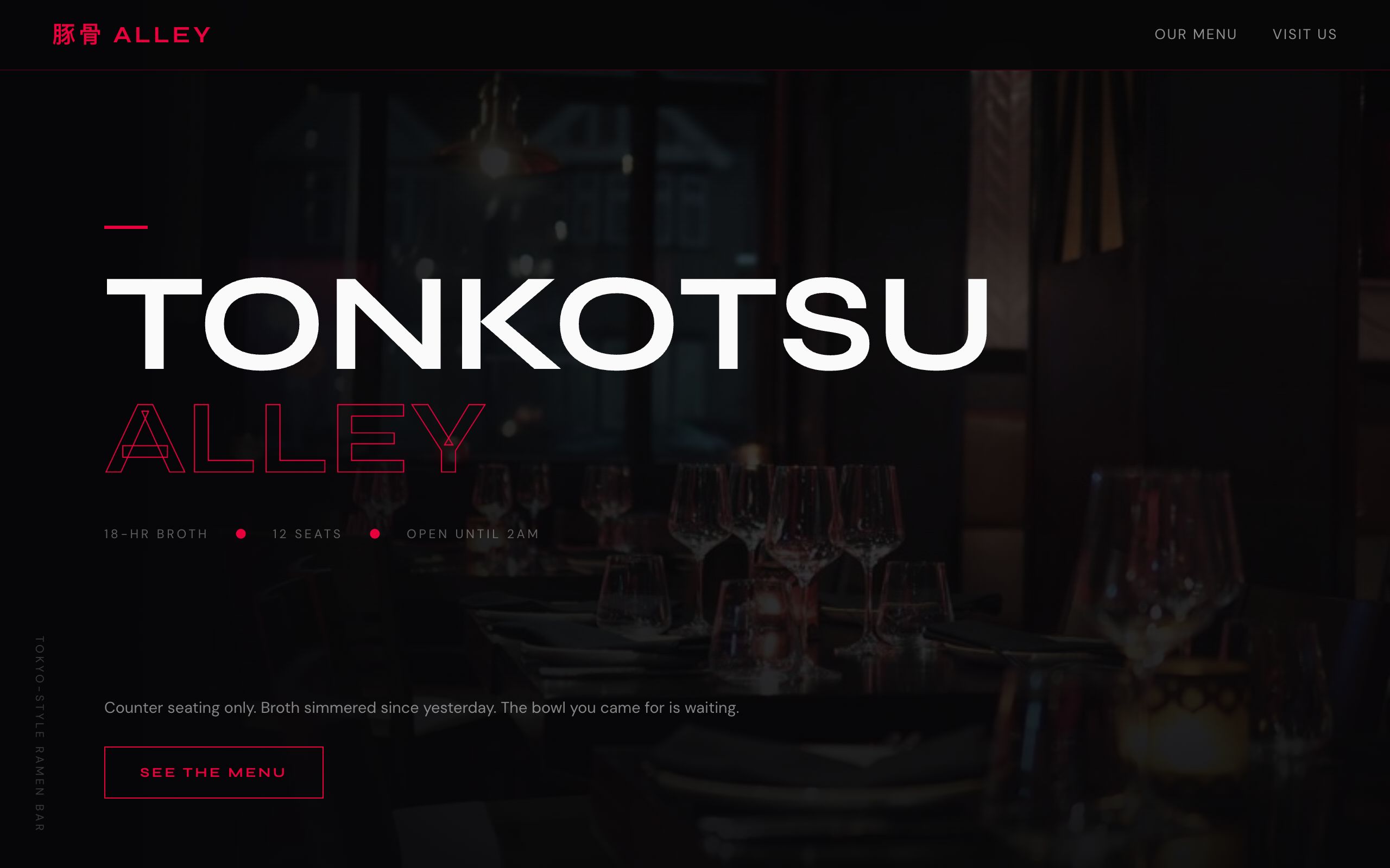 Tonkotsu Alley — AI-generated site preview